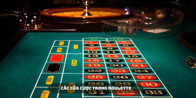 Tổng hợp các cửa cược được hội viên ưa thích trong Roulette