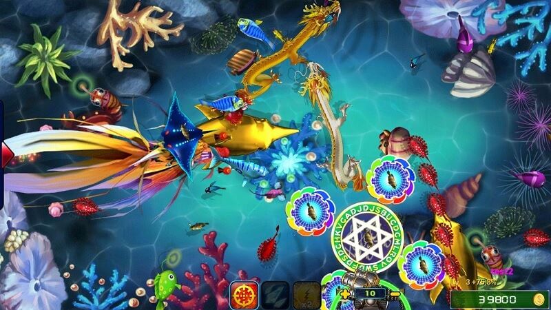 Game bắn cá có đồ họa đẹp tạo nên hứng thú khi chơi
